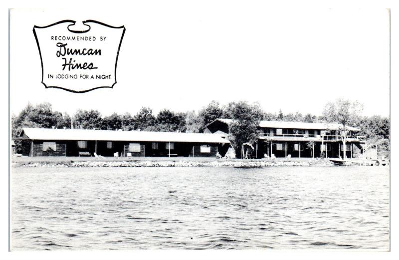 Caravan Beach Motel on Lake Bemidji, Bemidji, MN Postcard