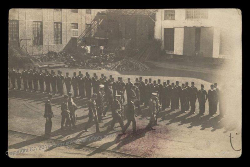 Germany WWI Navy Handing the Goeben and Breslau to Turkey RPPC Lot Group 70471