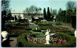 Postcard - The Italian Court and Spanish Gardens, Lambert Gardens - Portland, OR