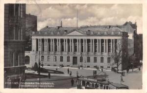 Poznan Poland Bibliotheque Raczynski Library Real Photo Antique Postcard J74879