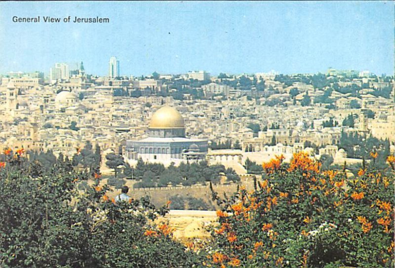 General View of JerUSA lem Israel Unused 