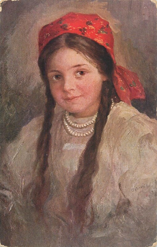 Modern Russian painters F. Sitschkoff - Little darling