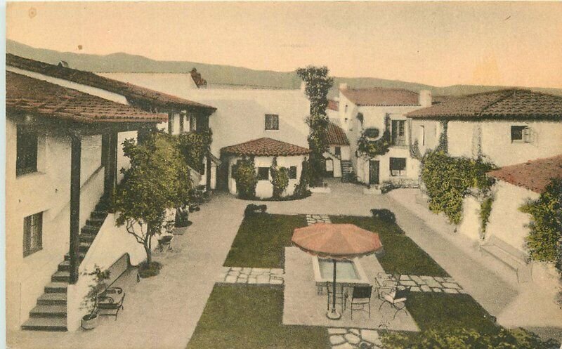 Santa Barbara California De La Guerra Studios Albertype Postcard 21-12814