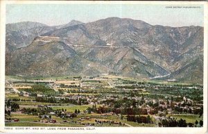Postcard PANORAMIC SCENE Pasadena California CA AN0132