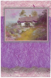 US Mint Card. Nice relaxing cottage with a view. Harlequin.  Nice.