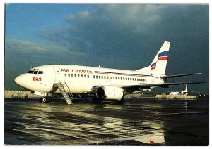 Air Charter Boeing 737-500 at Paris Orly Airplane Postcard