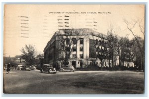 1941 University Museums Exterior Building Ann Arbor Michigan MI Vintage Postcard