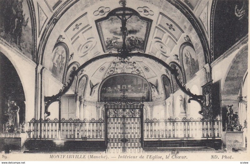 MONTFARVILLE (Manche) , 00-10s ; Interieur de l'Eglise , le Choeur