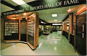 British Columbia Sports Hall Of Fame Vancouver BC Unused Vintage Postcard F86