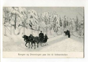 3114745 Norge NORWAY Rongen og Dronningen paa Vei til Vintage