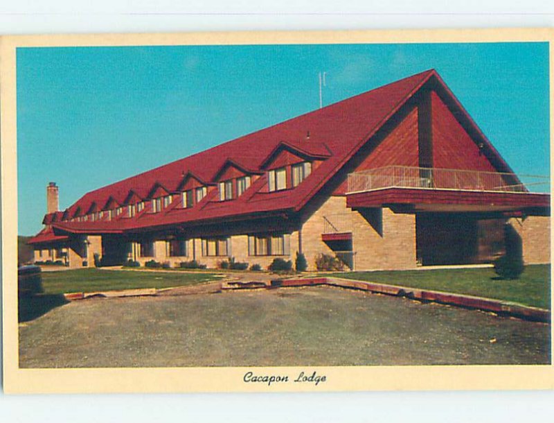 Pre-1980 LODGE Berkeley Springs - Near Martinsburg & Harpers Ferry WV AE0710