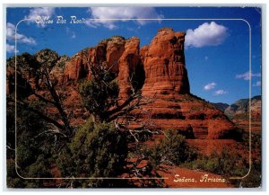 1993 View Of Coffee Pot Rock Sedona Arizona AZ Posted Vintage Postcard