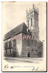 Old Postcard Mills Church St Pierre