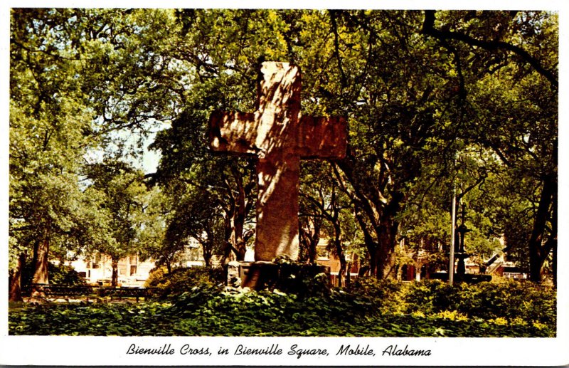 Alabama Mobile Bienville Cross In Bienville Square