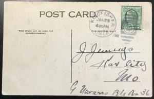 Postcard Used “Preparing for a light lunch” Natives/captive OK LB