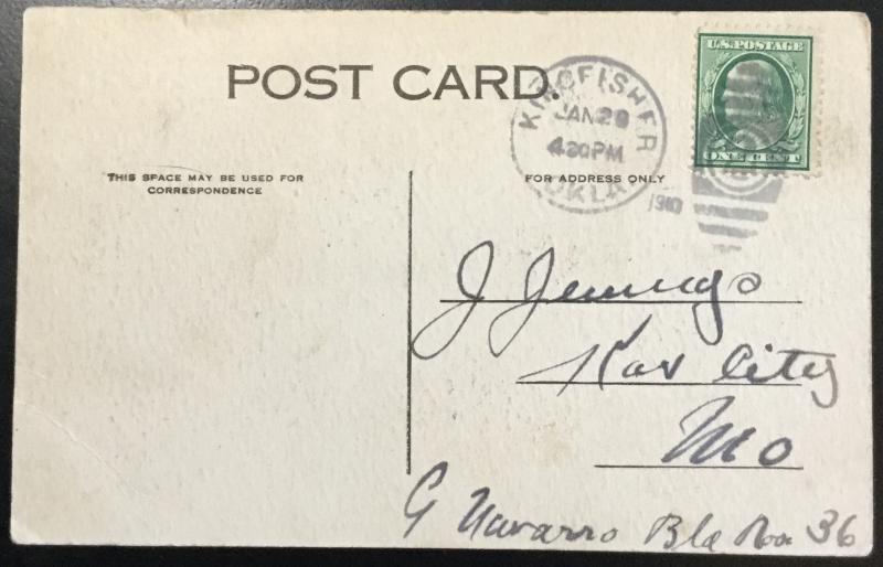 Postcard Used “Preparing for a light lunch” Natives/captive OK LB