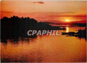 Postcard Modern Suomen Lappi The Midnight Sun