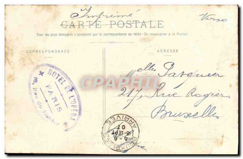 Old Postcard Place Paris St Germain L Auxerrois