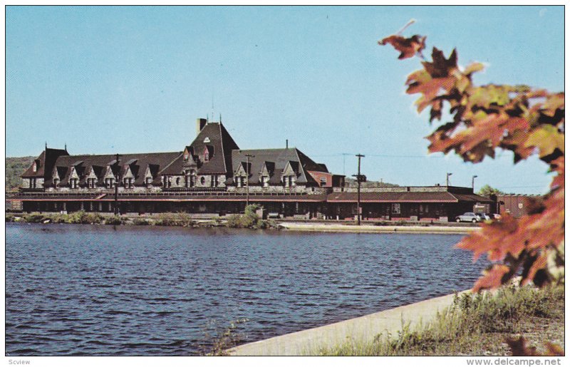 One of the Last of a Vanishing breed,  A Railway Station,  McAdam,  N.B.,  Ca...