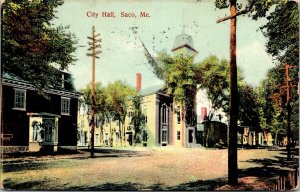Postcard City Hall in Saco, Maine~132230