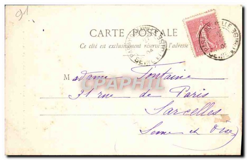 Old Postcard Les Bordes Le Vieux Chateau surroundings Dourdan