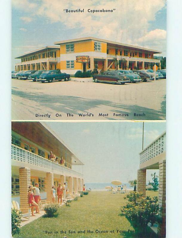 Pre-1980 COCOCABANA MOTEL Daytona Beach Florida FL M1224