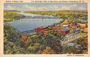 Ohio River And Bridges - Parkersburg, Wisconsin WI