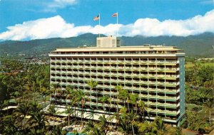 PRINCESS KAIULANI HOTEL Honolulu, Hawaii c1960s Chrome Vintage Postcard