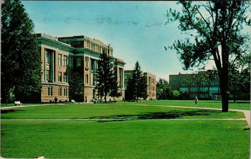 Vtg 1960s Bowling Green State University Campus Ohio OH Postcard