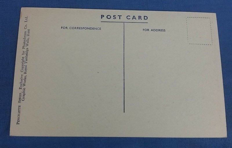 Vintage Pencilette Postcard  Llandaff Cathedral From South West  Glamorgan  B1C