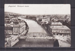 JUDAICA, HUNGARY, NAGYVARAD, ROMANIA, ORADEA, c1910 view, Synagogue, unused.