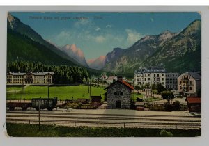 Italy - Tirol. Toblach Mountain & Village of Ampesso