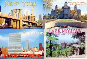 NEW YORK: Lot of (4) Modern View Picture Postcards (Continental 4X6)