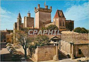 CPM Uzes (Gard) 1er Duche de France Batiment de la Vicomte Tour de L'Horloge Don