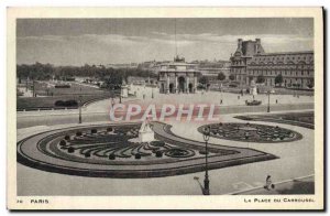 Old Postcard Paris La Place du Carrousel