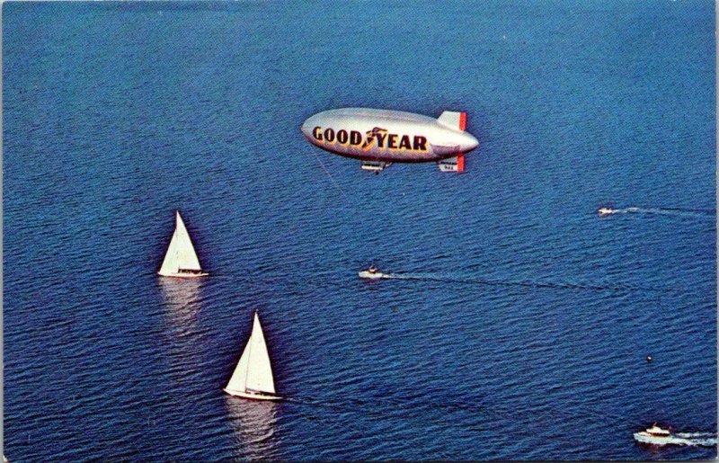 Goodyear Blimp Airship First Form Of Powered Flight