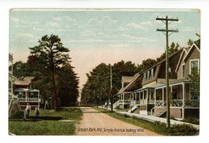 ME - Ocean Park. Temple Avenue Looking West