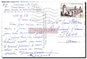 Postcard Modern Spa Bagnoles De L & # 39Orne A corner of the lake and the cas...