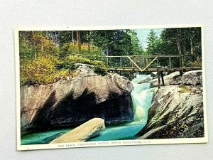 Vintage Postcard 1920's The Basin Franconia Notch White Mountains NH 