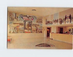 Postcard Murals, Eisenhower Museum, Abilene, Kansas