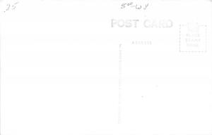 Eagle Harbor Michigan~People Overlooking West Bluff~Waves Crashing~1940s RPPC