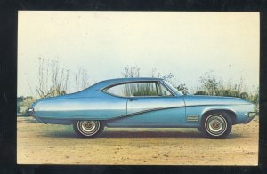 1968 BUICK SKYLARK CUSTOM SPORT COUPE VINTAGE CAR DEALER ADVERTISING POSTCARD