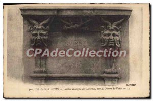 Old Postcard Vieux Lyon Celebre teaches Unicorns St Pierre de Vaise