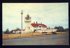 Chatham, Massachusetts/MA Postcard, Light/Lighthouse & Coast Guard, Cape Cod