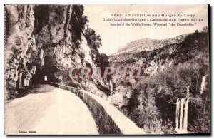 Old Postcard Excursion to the Gorges du Loup Interior Gorges Cascade des Demo...
