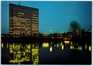 Postcard - View from the courtyard garden - Düsseldorf, Germany