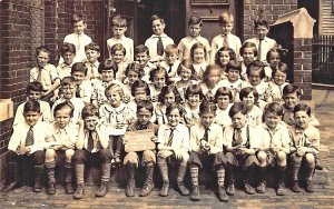 Dorchester MA Rochambeau School Room 11 Grade 3 Smiles? Real Photo Postcard