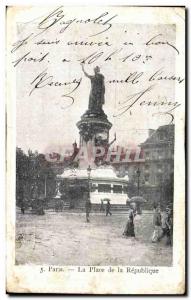 Old Postcard Collection Paris Petit Journal Square of the Republic