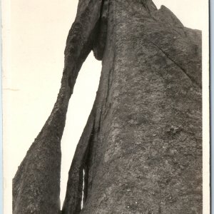 c1930s Black Hills, SD Needles Eye RPPC Custer Park Rise Real Photo #143 A258