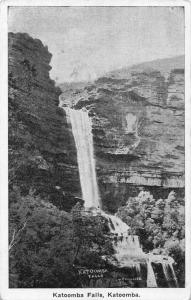 Katoomba Australia Katoomba Falls Scenic View Antique Postcard J75794 